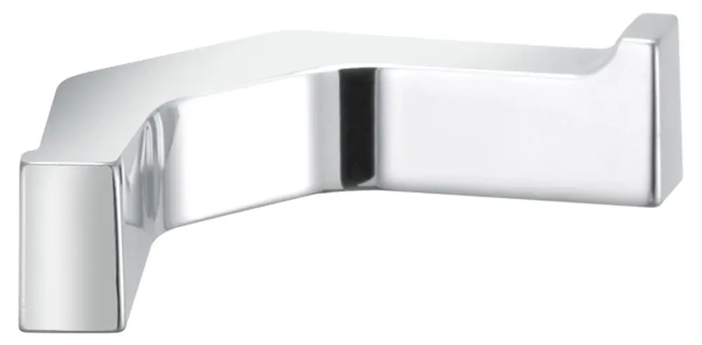 Handtuchhaken von Keuco in chromfarbener Ausführung. Der Haken hat eine eckige Form und ist für die Wandmontage vorgesehen.